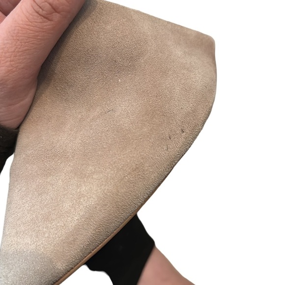 Vince Camuto shoes Mirarlan Pointed Toe d'Orsay Flat neutral Seude sz 10 - Picture 4 of 13